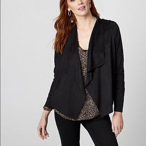 NWT Umgee Black Suede Jacket